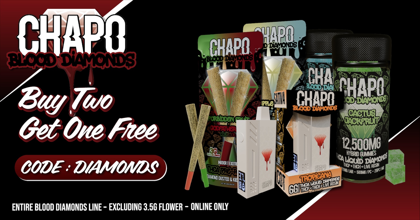 BLOOD DIAMONDS PROMO | Chapo Extrax